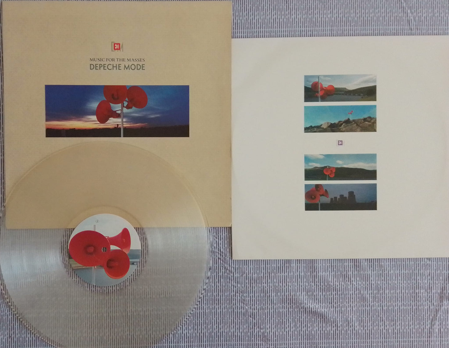 Depeche Mode - Music For The Masses - VERY RARE Clear Vinyl + Promo Only 12" Single