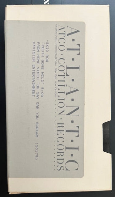Skid Row - Youth Gone Wild Promotional Only VHS Video Single
