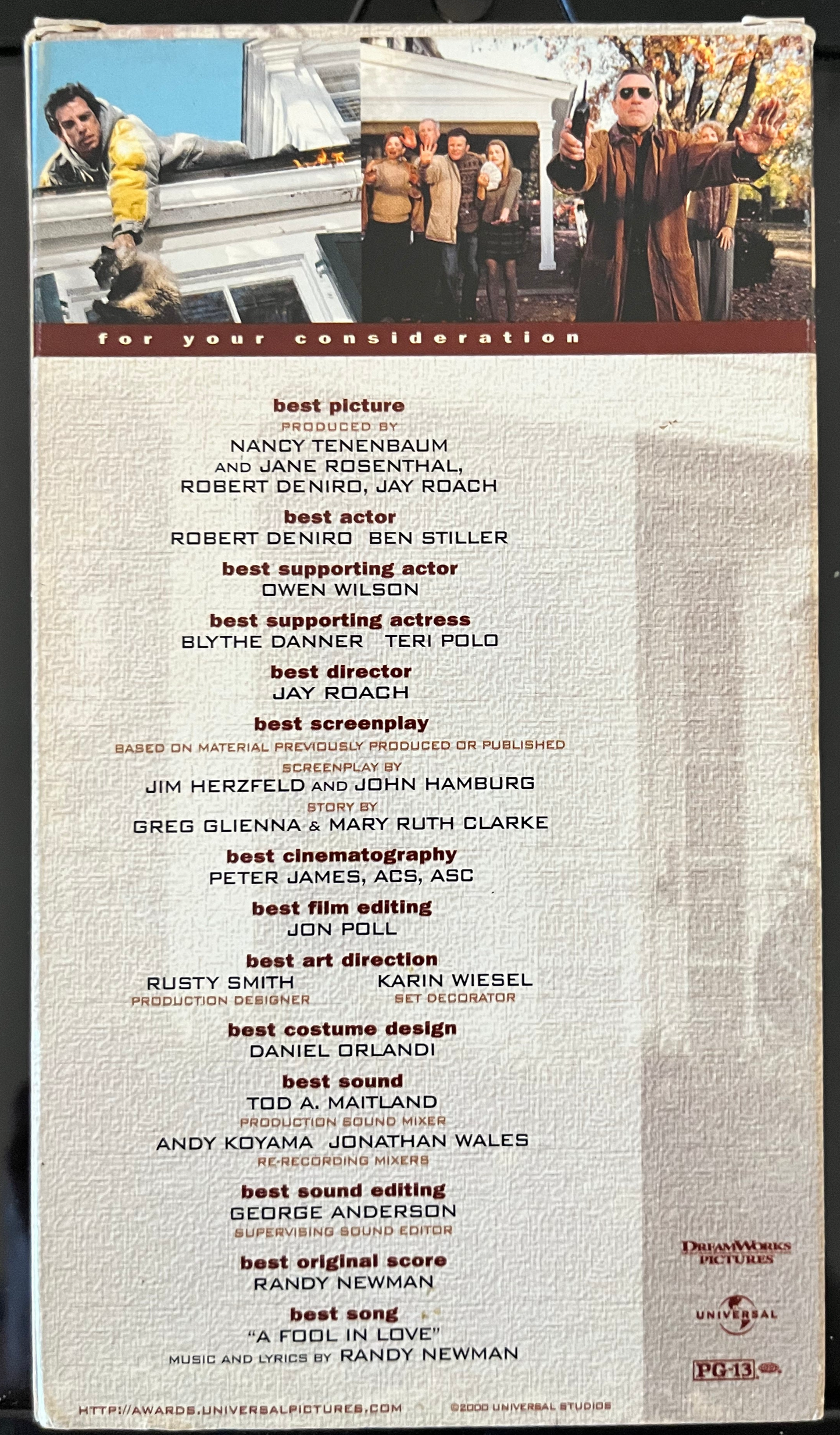 Meet The Parents - Promotional ONLY VHS Screener