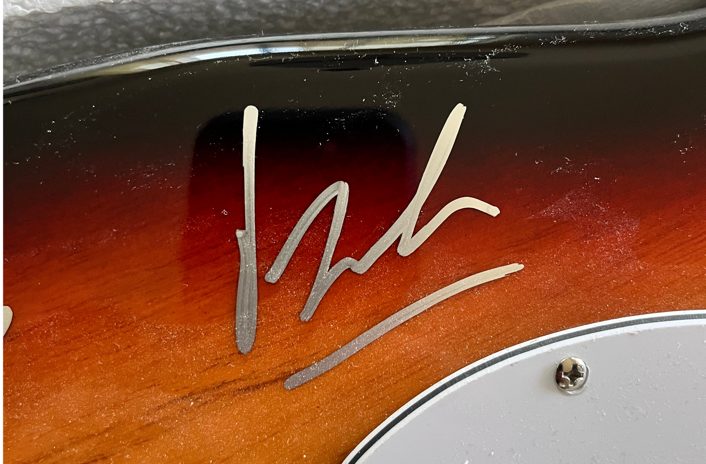 Depeche Mode - Hand Signed Full Size Electric Guitar Gore / Gahan / Fletcher