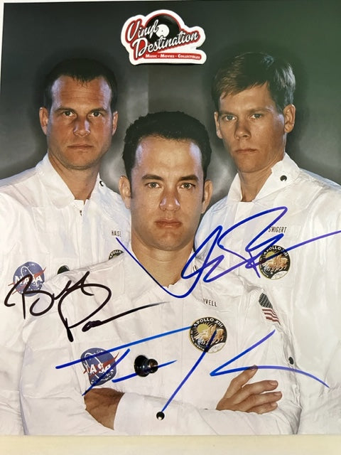 Apollo 13 - Cast Signed 8 x 10 Photo Tom Hanks - Kevin Bacon - Bill Paxton