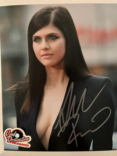 Alexandra Daddario - Hand Signed 8 x 10 Photo