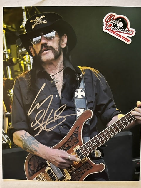 Motorhead - Lemmy Kilmister Hand Signed 8 x 10 Photo