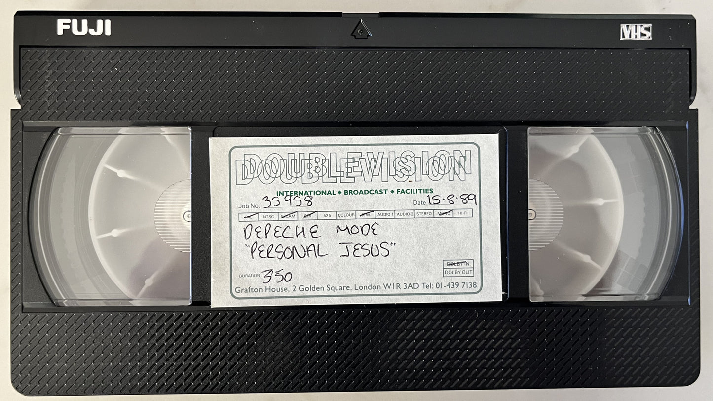 Depeche Mode - Personal Jesus - RARE U.K. Promotional Only VHS