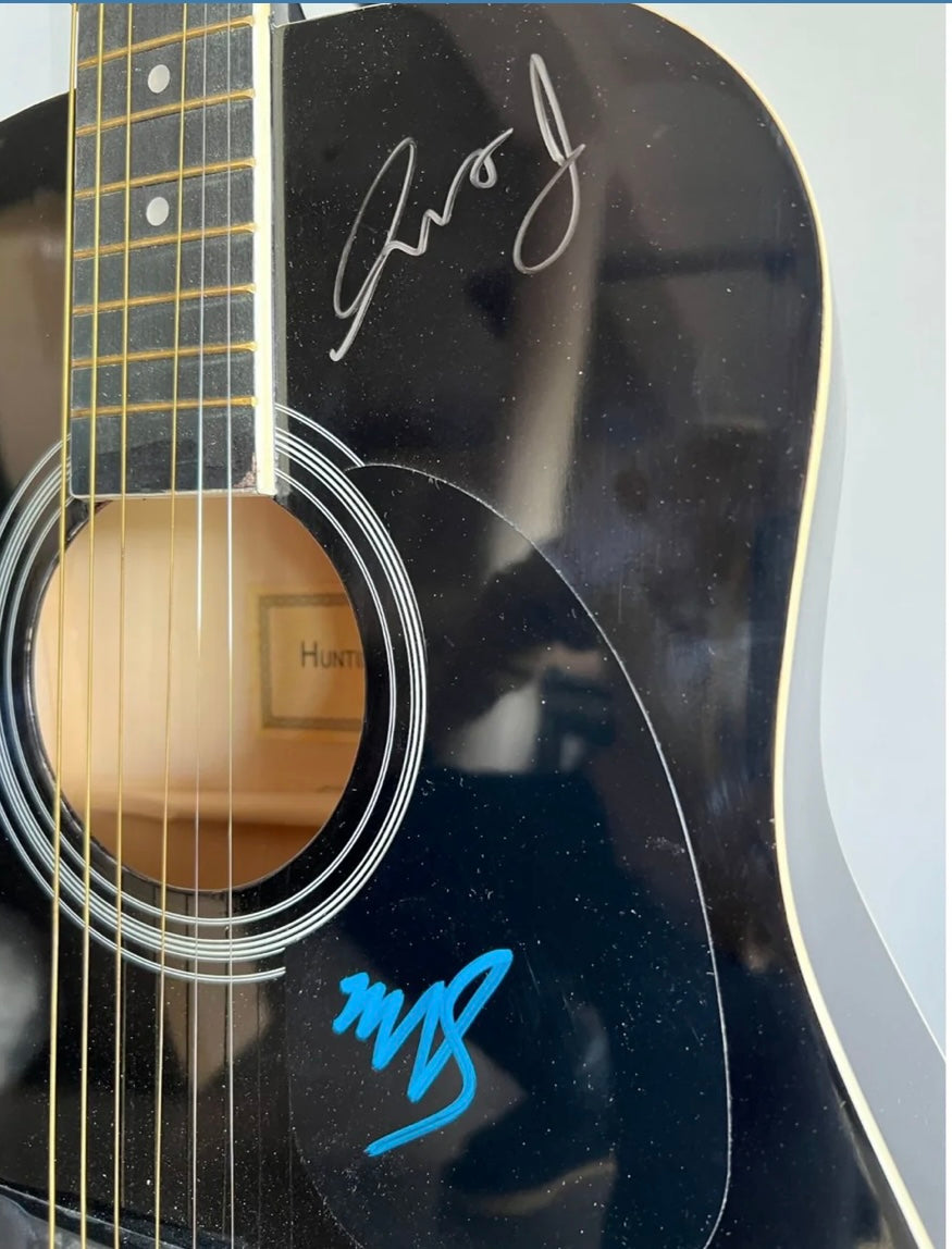 The Cure - RARE Hand Signed Acoustic Guitar With Certification