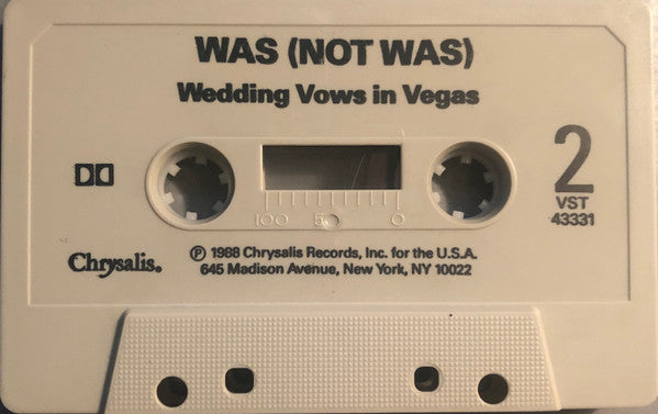 Was (Not Was) - Walk The Dinosaur U.S. Cassette Single