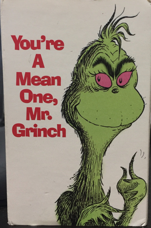 Dr. Seuss - You're A Mean One, Mr. Grinch RARE U.S. Cassette Single