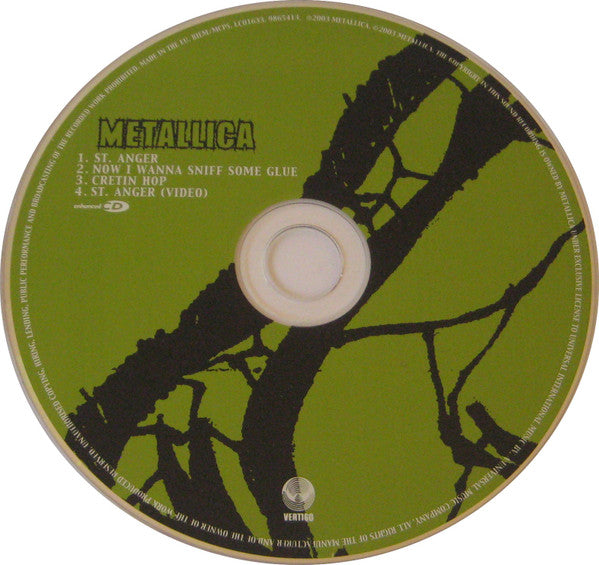 Metallica - St. Anger U.K. Enhanced 5-Track CD Single With Video