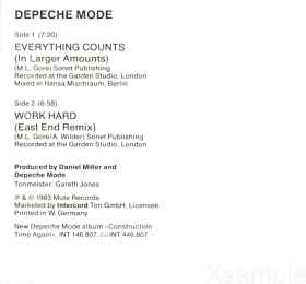 Depeche Mode - Everything Counts - VERY RARE German ONLY Cassette Single
