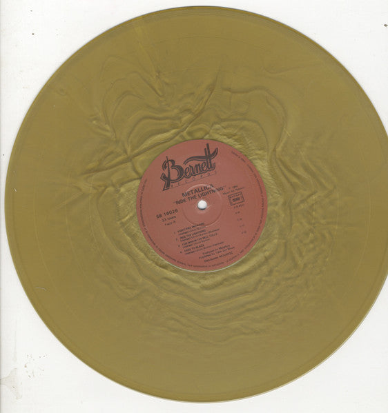 Metallica - ride The Lightning Import LP- Rare Green Cover - Gold vinyl