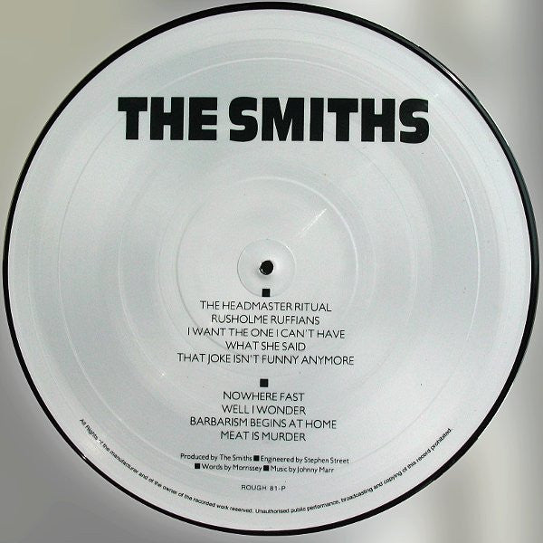 The Smiths - Meat Is Murder - RARE Picture Disc LP