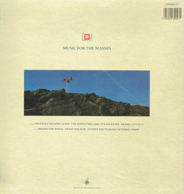 Depeche Mode - Music For The Masses - VERY RARE Clear Vinyl + Promo Only 12" Single