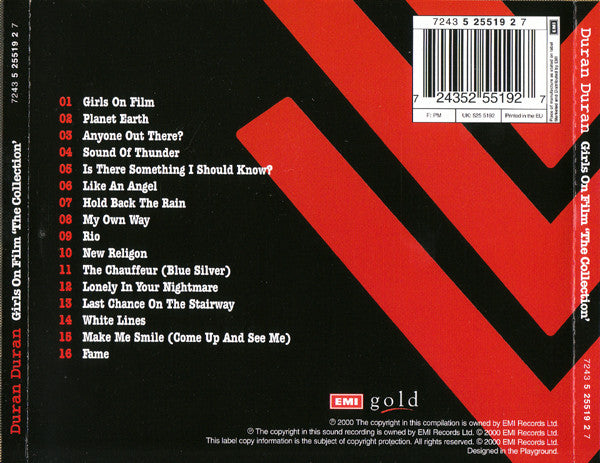 Duran Duran - Girls On Film-The Collection - UK ONLY Import CD