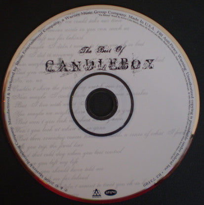 Candlebox - The Best Of U.S. CD LP