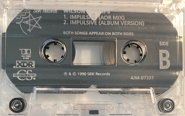 Wilson Phillips - Impulsive U.S. Cassette Single