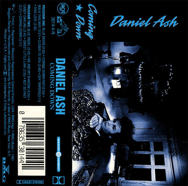 Daniel Ash - Coming down U.S. Cassette LP