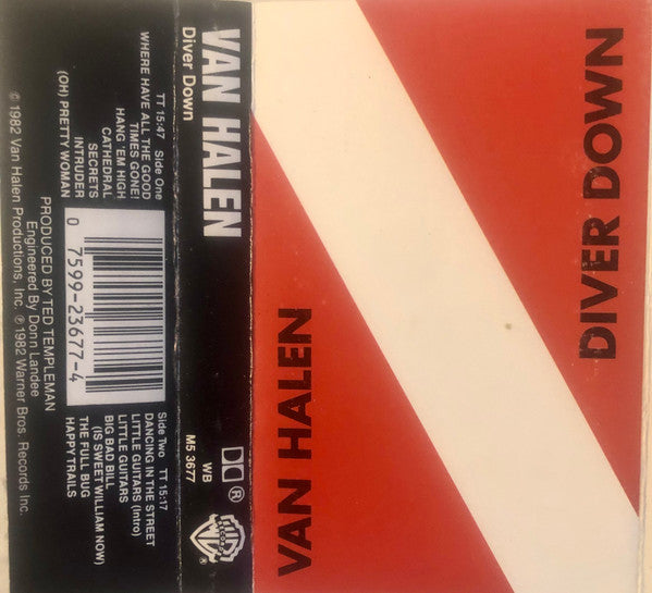 Van Halen - Diver Down U.S. Cassette LP