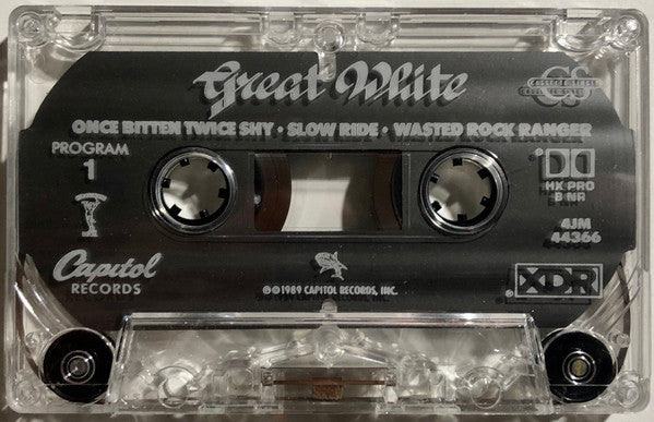 Great White - Once Bitten Twice Shy U.S. Cassette Single