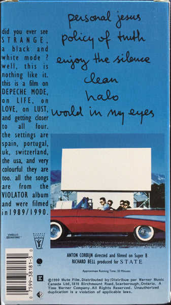 Depeche Mode - Strange Too - U.S. VHS Video - FACTORY SEALED