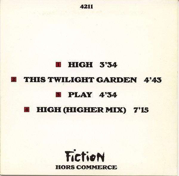 The Cure - High Rare French 4-Track Promo Only CD