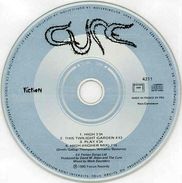 The Cure - High Rare French 4-Track Promo Only CD