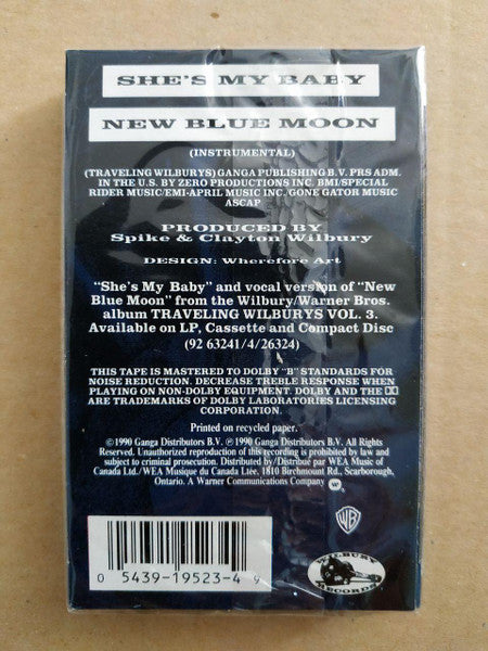 Traveling Wilburys - She's My Baby Canadian Cassette Single *NEW* Factory Sealed
