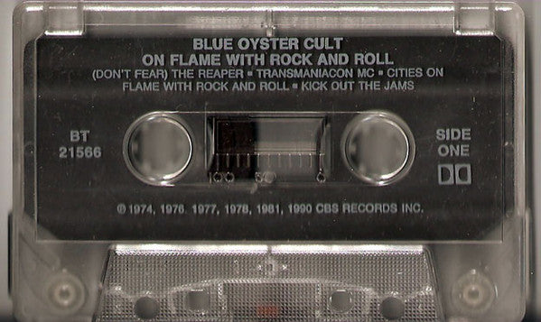Blue Oyster Cult - On Flame With Rock & Roll U.S. Cassette LP