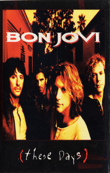 BON JOVI - These Days Canadian Import Cassette LP Club Edition