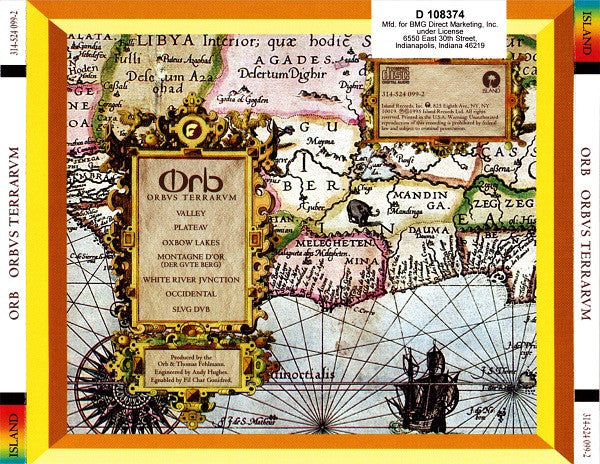 The Orb - Orbus Terrarum U.S. CD LP BMG Record Club Edition