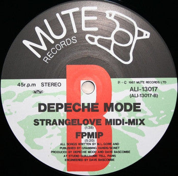 Depeche Mode - Strangelove - RARE Japanese 12" Single