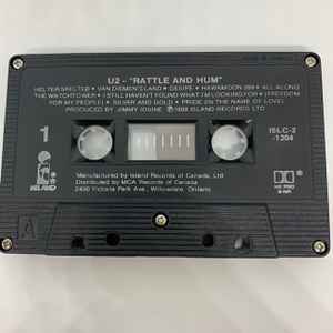 U2 - Rattle & Hum Canadian Import Cassette LP