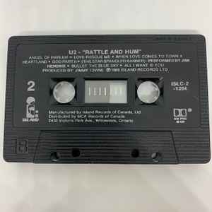 U2 - Rattle & Hum Canadian Import Cassette LP