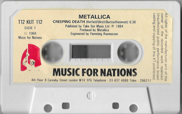 Metallica - Creeping Death - French Import Cassette Single