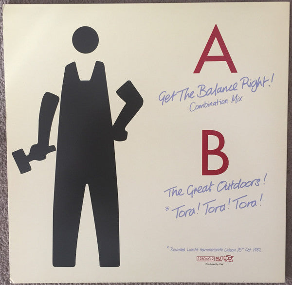 Depeche Mode - Get The Balance Right - RARE U.K. White Label 12" Test Pressing