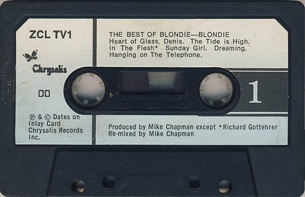 BLONDIE - The Best Of Blondie UK Import Cassette LP