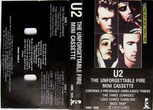 U2 - The Unforgettable Fire Canadian Import Cassette - Mini LP