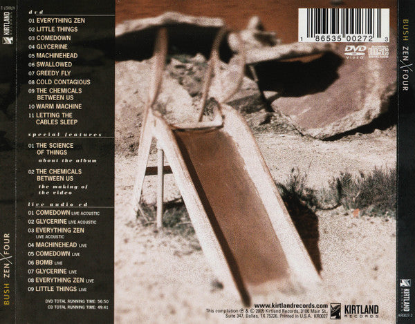 Bush - Zen x Four U.S. 2x Disc Set CD + DVD