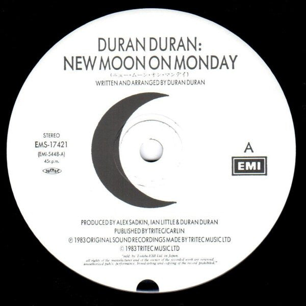 Duran Duran - New Moon On Monday Japanese 7" Single