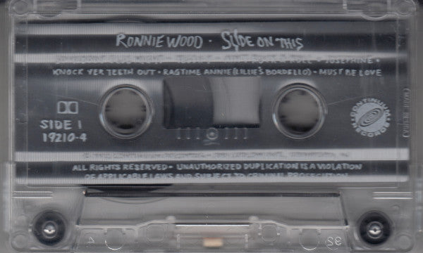 Ronnie Wood - Slide On This U.S. Cassette LP