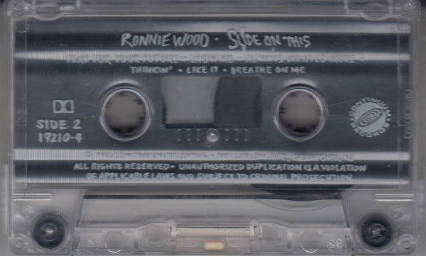 Ronnie Wood - Slide On This U.S. Cassette LP