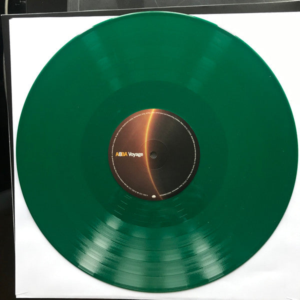 ABBA - Voyage European Import LP Green Vinyl W/Poster + Postcard