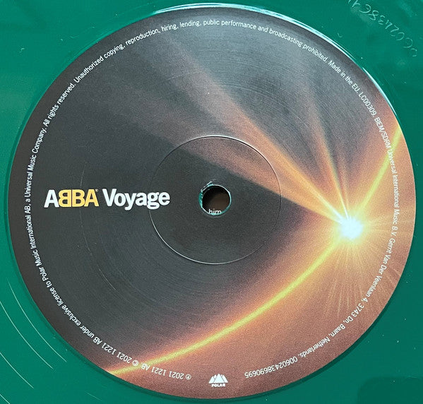 ABBA - Voyage European Import LP Green Vinyl W/Poster + Postcard
