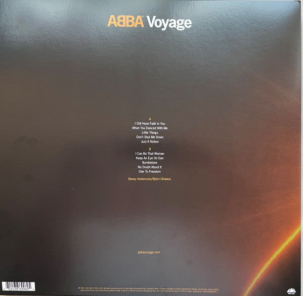 ABBA - Voyage European Import LP Green Vinyl W/Poster + Postcard