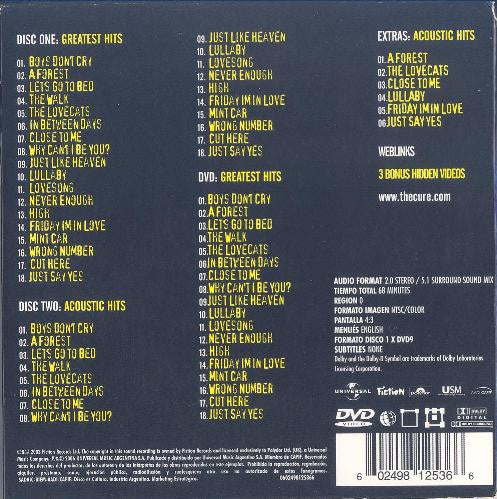 The Cure Acoustic Hits - RARE 3-Disc Box Set - Argentina