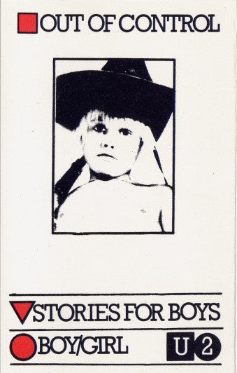 U2 - Out Of Control VERY Rare Ireland ONLY Cassette Single