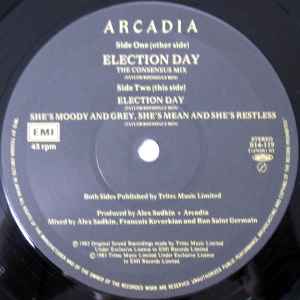 ARCADIA - Duran - Election Day - RARE Japanese 12" Single