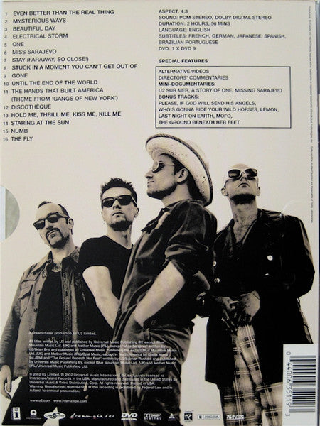 U2 - The Best Of 1990-2000 - 2 x DVD Box Set