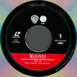 Madonna - Blond Ambition Tour 1990 - RARE Japanese ONLY 12" Laserdisc
