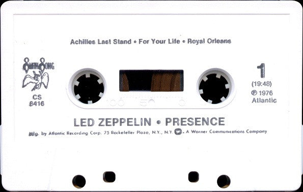 Led Zeppelin - Presence U.S. Cassette LP