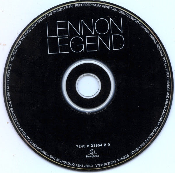 Lennon Legend - The Very Best Of John Lennon U.S. CD LP